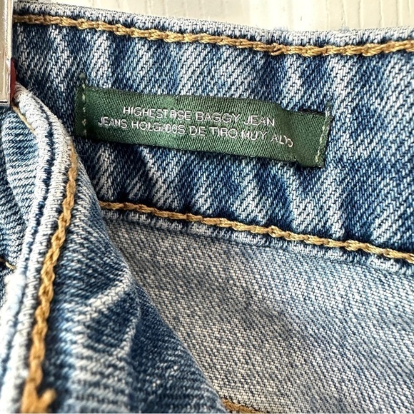 Juniors Wild Fable Size 12/31 R Baggy High Rise Grunge Aesthetic Jeans - Picture 5 of 9